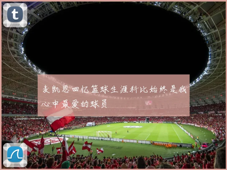 麦凯恩回忆篮球生涯科比始终是我心中最爱的球员